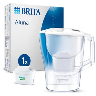  BRITA Jarra con filtro de agua Aluna blanca