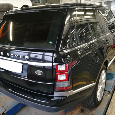 amsintas Range Rover automobilis.