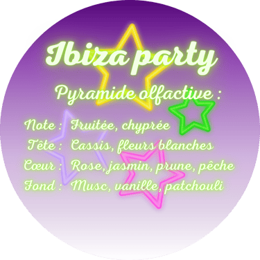 Ibiza Party scented candle from Grasse perfumeries (France)