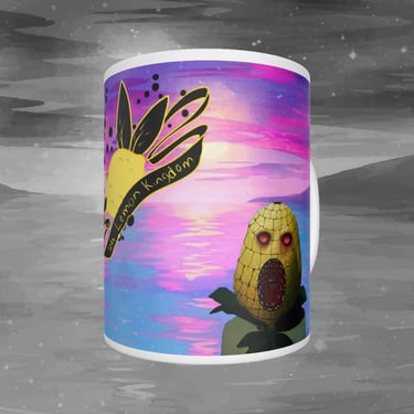 a mug cup with a Seer from Lemon Kingdom on it