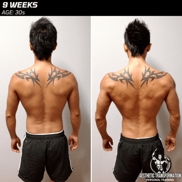 Client cutting body fat from 15% to 7.5% with online coaching