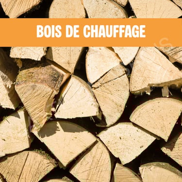 Bois de chauffage vitré