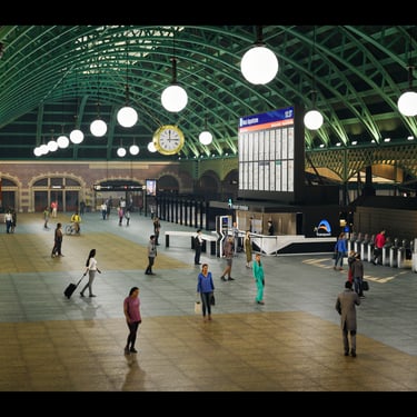 Sydney Central Station 3D Environment Art, UE5