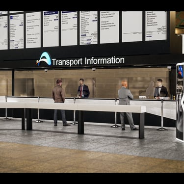 Sydney Central Station 3D Environment Art, UE5