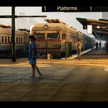 Sydney Central Station 3D Environment Art, UE5