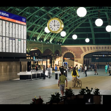 Sydney Central Station 3D Environment Art, UE5