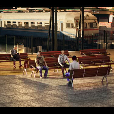 Sydney Central Station 3D Environment Art, UE5