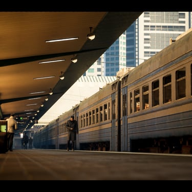 Sydney Central Station 3D Environment Art, UE5