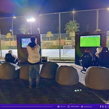 ركن بلايستيشن، العاب تحدي ، انشطة ترفيهية