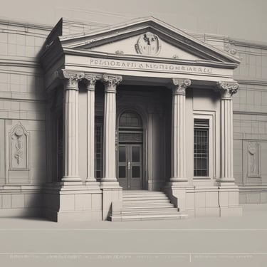 a room with a window and a sign in the corner