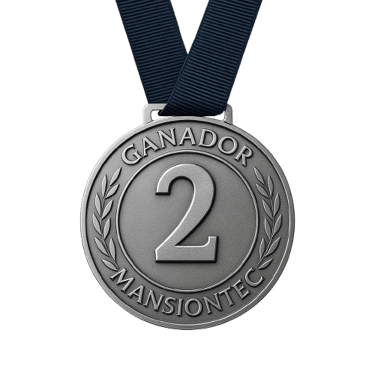 MansionTec Medalla 2 al mejor Robot Aspirador y Fregasuelos 2025