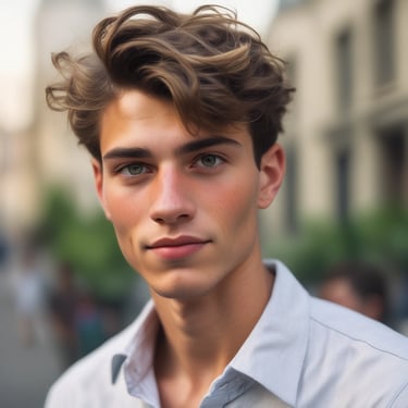 A dimly lit room features a simple, modern sofa with a patterned cushion on it. To the side, a window allows limited light to enter, casting soft shadows. A curtain runs along the back wall, and part of an office chair is visible in the foreground.