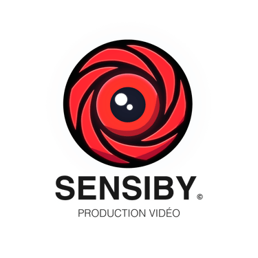 Logo de l'entreprise "SENSIBY" proposant des accompagnements personnalisés dans la réalisation vidéo