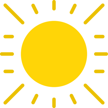 a sunflower with yellow rays on a black background