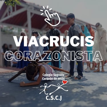Viacrucis Colegio sagrado corazon de jesus turbaco