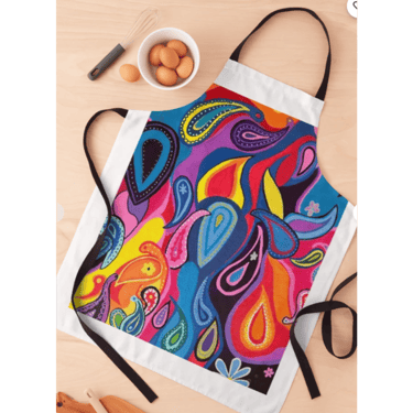 Custom Artwork by Frankie Cervantes-Art by Frankie-Buy Apron on Redbubble
