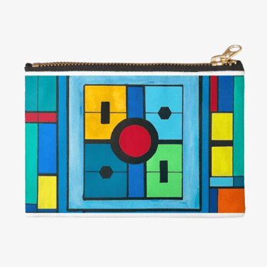 Custom Abstract Design Pouch by Artist Frankie Cervantes - Art by Frankie - Buy on Redbubble