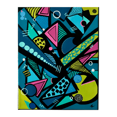 Abstract Acrylic Painting by Frankie Cervantes - Art by Frankie