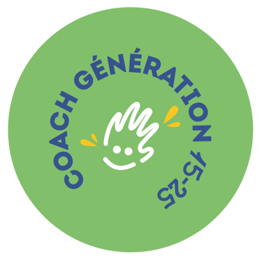 a coach's logo on a green circle