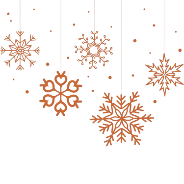 Elément décoratif - flocons de neige - Noël et un soupçon de magie en plus