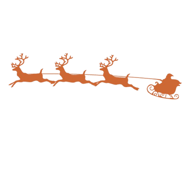 Elément décoratif - traineau du Père-Noël - Noël et un soupçon de magie en plus