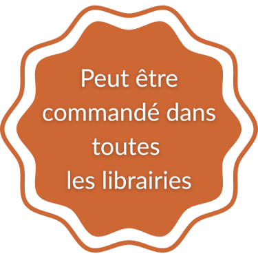 Macaron "Peut être commandé dans toutes les librairies" - Nathalie Heldé, auteure.