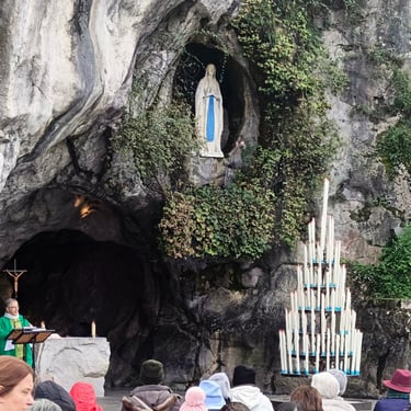 Mass at the Grotto