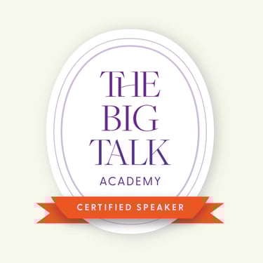 The Big Talk Academy Certified Speaker badge