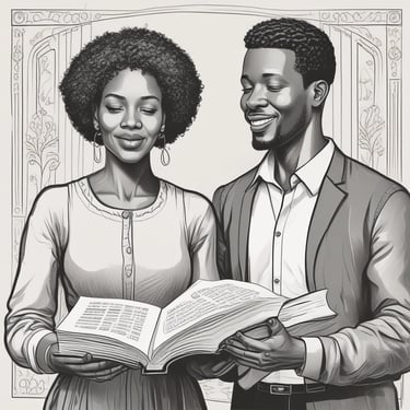 a black and white image of a group of black men