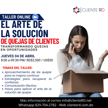 Taller el arte de la solución de quejas de clientes 