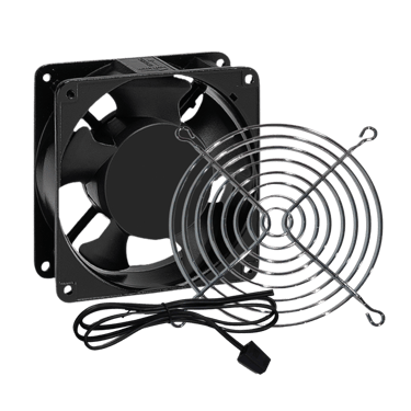 AC and DC Fans, leads and finger guards