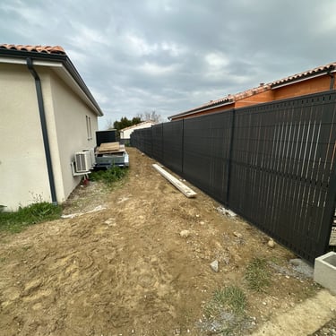 cloture en lame à Ramonville Sainte Agne