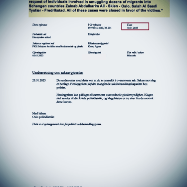 Emilie Austrheim Askestad,Zainab AbdulKarim,Salah Hassan Al-Saadi,Elise Waaler Huseby,Hege Finsveen,Line Selven oslo politiet