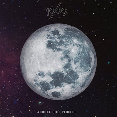 ACHILLE IDOL REBIRT - 1969 - OFFICLA COVER ALBUM VINILE