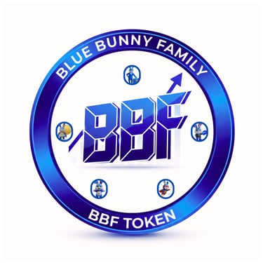 Blue Bunny Family Token