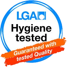 OK solid surface logo LGA Hygiene tested