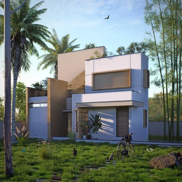 House design by onebyeight in Odisha