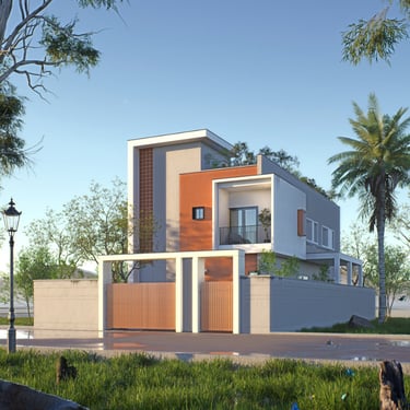 House design by onebyeight in Odisha