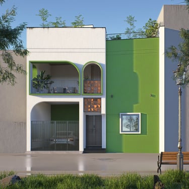 House design by onebyeight in Odisha