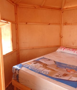 Inside bedouin star standard bungalow with AC