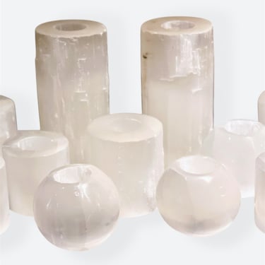 Moroccan Selenitr T-light holders