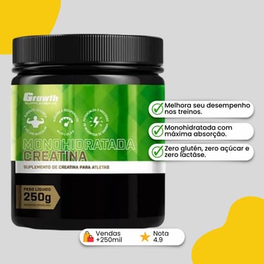 creatina growth 250g