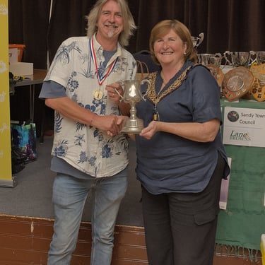 Sandy Garden & Craft Show 2024 - Matthew Gill -The Clemens' Novice Cup  (for the most points in Class 4)