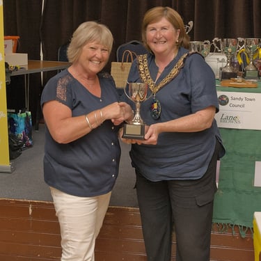 Sandy Garden & Craft Show 2024 - Janet Dring - The Presidents Cup (for the best exhibit in Section E)