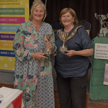 Sandy Garden & Craft Show 2024 - Sarah Langley - The Baker's Cup  (for the best exhibit in section H)