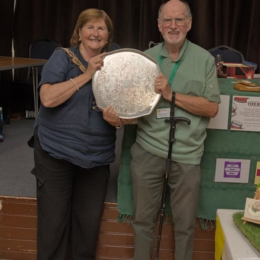 Sandy Garden & Craft Show 2024 - Steve Purchase - Mrs Vera Barber Tray   (for services to the Sandy Show)