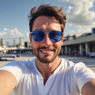 A satisfied customer enjoying a luxury treatment at home.