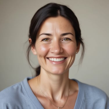 A smiling group of professionals engaged in a training session.