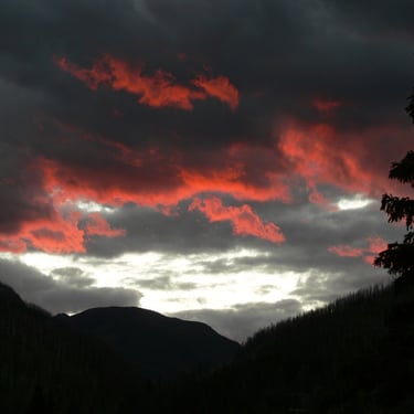 Waterton Lakes National Park sunset