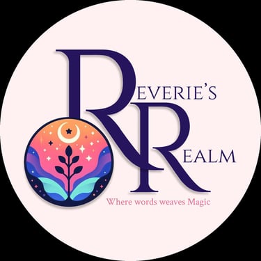 The logo of Reverie's Realm, a mystic poetical sanctuary | Reverie's Realm | Aarushi Jain Writes